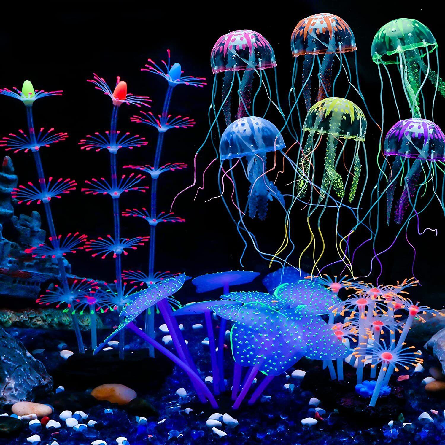 Silicone Glowing Landscape Art - Aquarium Plant Live review and price
