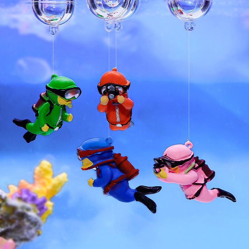Fish Tank Diver Ornaments Land - Aquarium Plant Live review and price