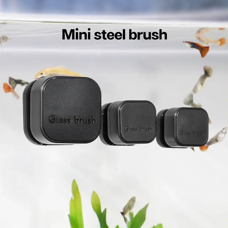 Mini Square Magnetic Brush Aqu - Planted Aquarium Tools review and price