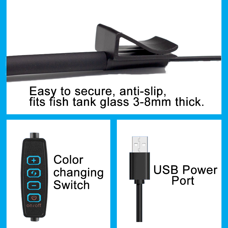 USB Aquarium LED Lamp Fish Tan - Planted Aquarium Mini review and price