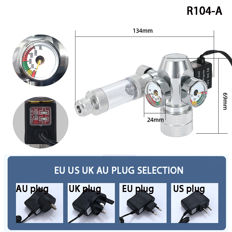 New DIY Aquarium CO2 Regulator - Planted Aquarium Co2 review and price