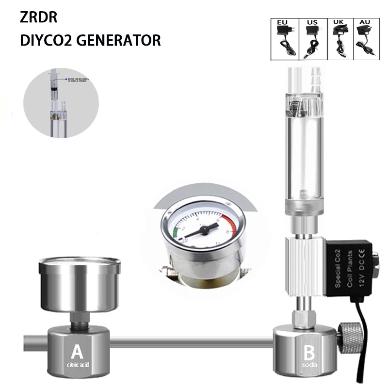 Aquarium DIY CO2 Reactor Gener - Planted Aquarium Tank Kit review and price