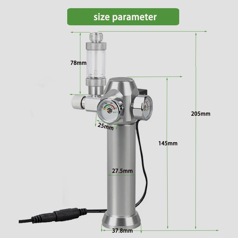 Aquarium CO2 Regulator Solenoi - Planted Aquarium Co2 review and price