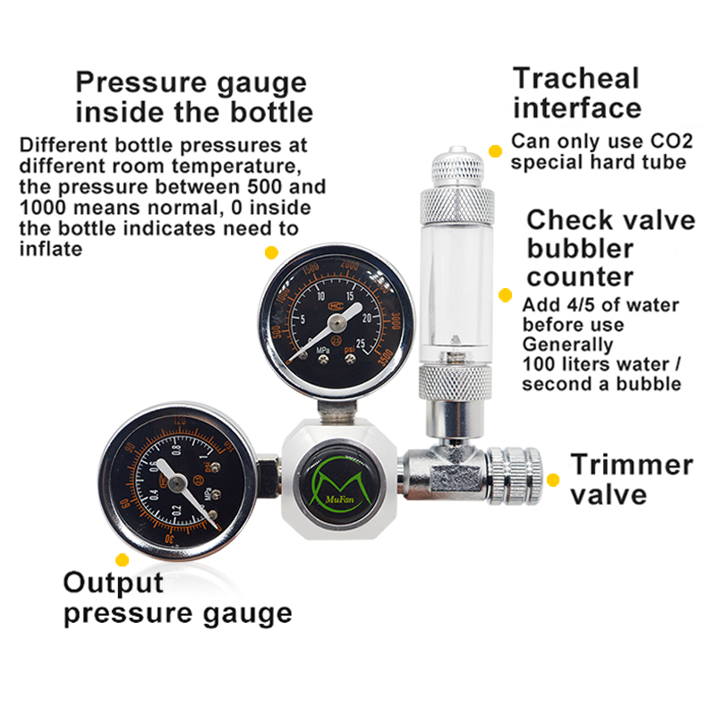 Aquarium CO2 Regulator Magneti - Planted Aquarium Co2 review and price
