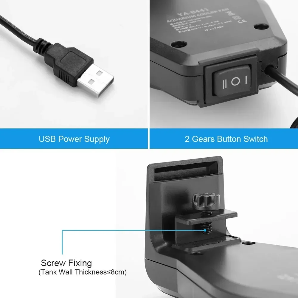USB Aquarium Cooling Fan with  - Planted Aquarium Mini review and price