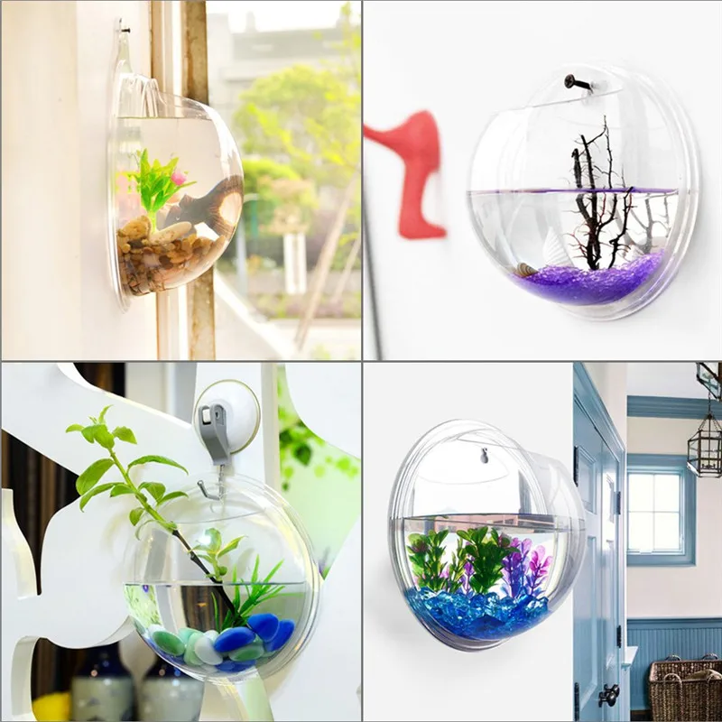 Transparent acrylic hanging wa - Planted Aquarium Mini review and price