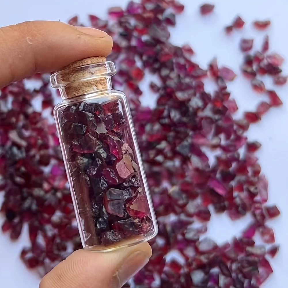Natural Raw Garnet Gemstone Ch - Planted Aquarium With Gravel review and price
