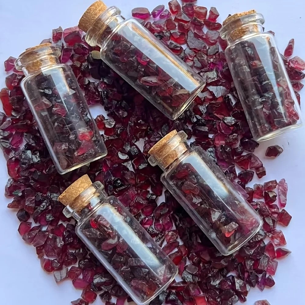 Natural Raw Garnet Gemstone Ch - Planted Aquarium With Gravel review and price