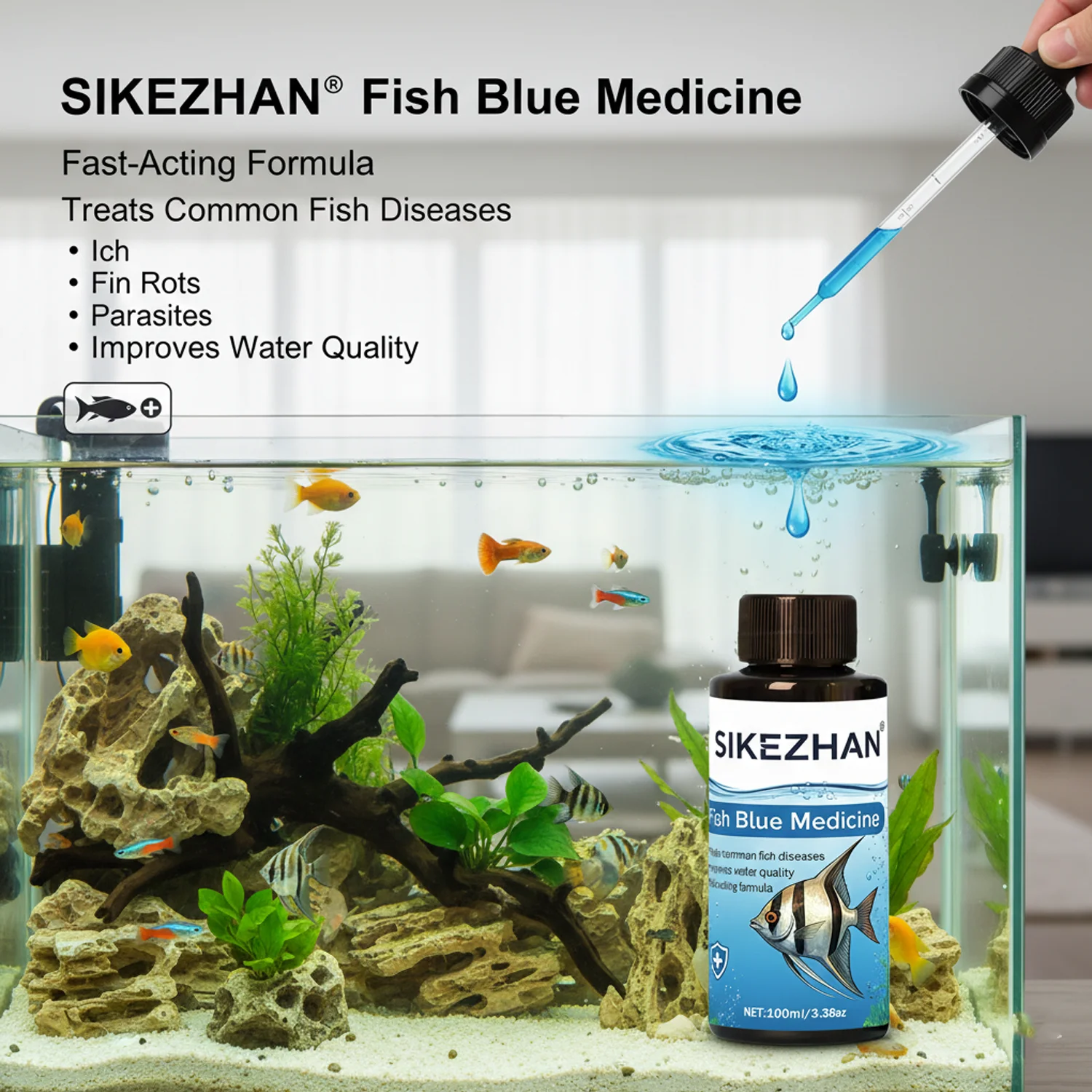 500ml Methylene Blue Solution  - Planted Aquarium Tools review and price