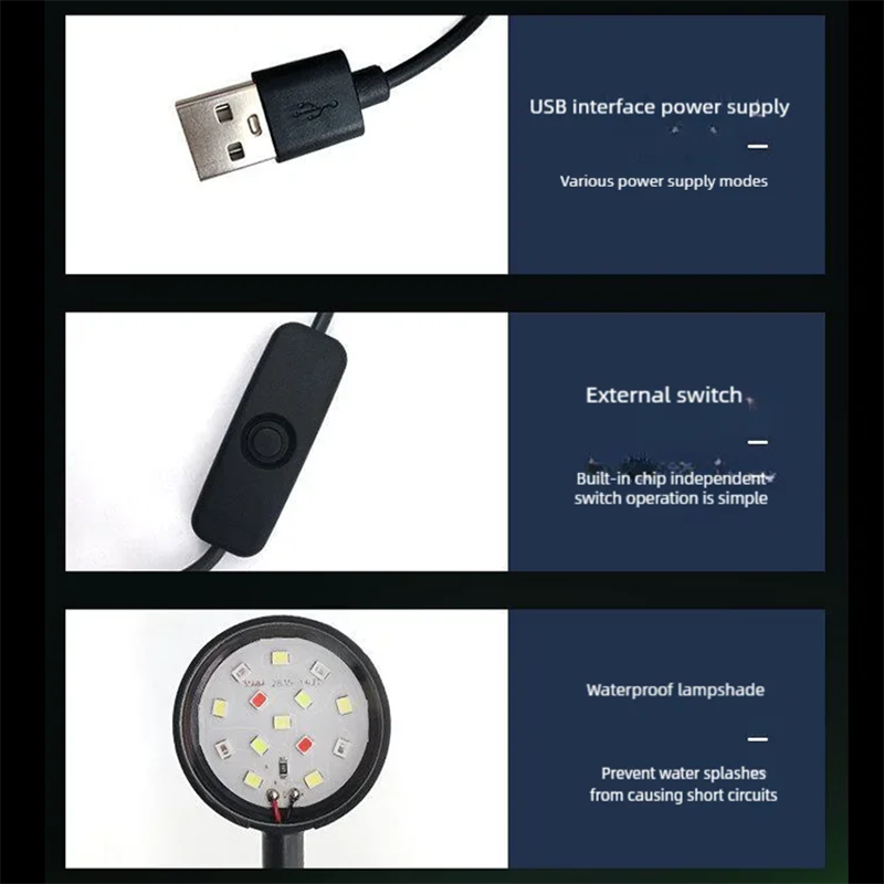 USB LED Fish Tank Clip Lamp Hi - Planted Aquarium Mini review and price