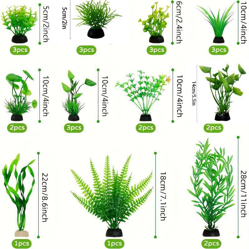 Aquarium Decor Set Artificial  - Planted Aquarium Tank Kit review and price